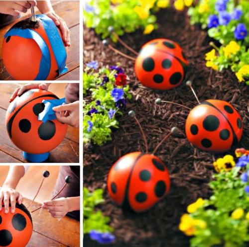 Поделки своими руками из всякой всячины для дачи. Поделки для сада своими руками (фото)