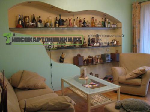 Оформление ниши в стене. 6 преимуществ использования ниши 04