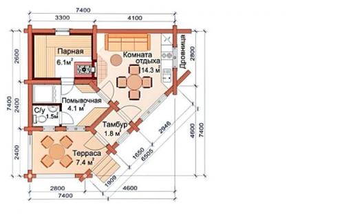 Банный комплекс с бассейном проекты. Необычные проекты