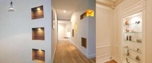 Оформление ниши в стене в коридоре. Ниша в прихожей — интересные и оригинальные варианты, как сделать нишу смотрите в обзоре на фото!