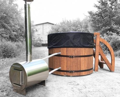 Баня с купелью на улице. Купель с подогревом — выбор конструкции