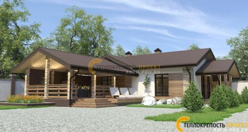 Проекты бани с комнатой отдыха и террасой и барбекю. Проект угловой бани: с террасой или беседкой, барбекю и бассейном