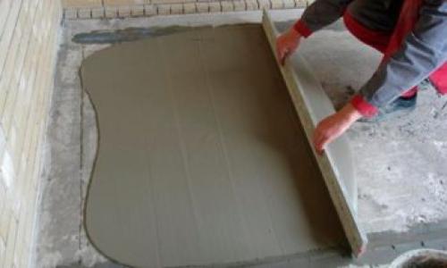 Чем выровнять бетонный пол в гараже тонким слоем. Выравнивание цементно-песчаным раствором
