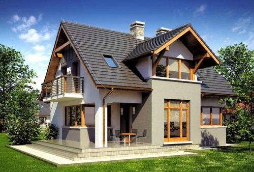 Планировка одноэтажного дома. Одноэтажный дом 10 на 10 метров с мансардой: планировка с расширением вверх