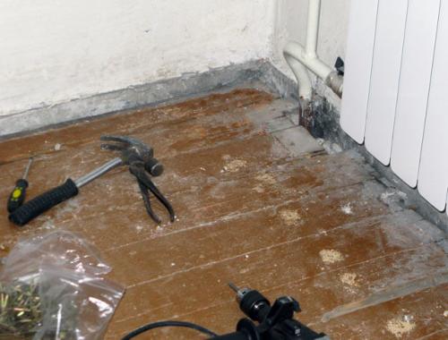 Замена деревянного пола на бетонный в хрущевке. Способы устранения дефектов