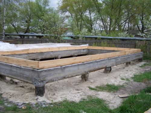 Какие типы фундаментов лучше использовать для строительства гаража на даче. Столбчатый фундамент под гараж