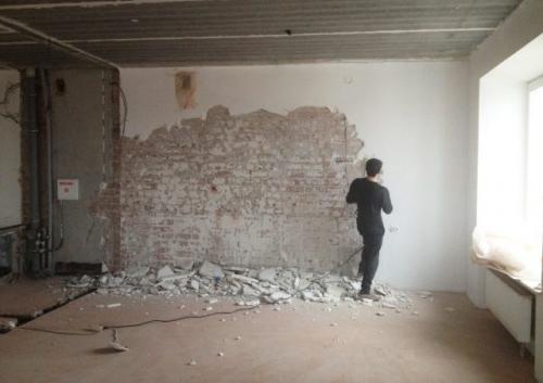 Как перенести стену из кирпича. Как мы стену в квартире двигали