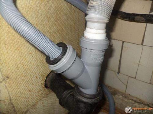 Как сделать слив стиральной машины на кухне. Материалы и инструменты для подключения к водопроводу и канализации
