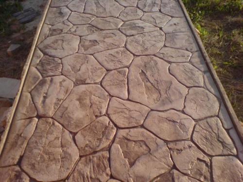 Какие цвета и формы бетонных садовых дорожек можно использовать. Способ №2. Садовая дорожка