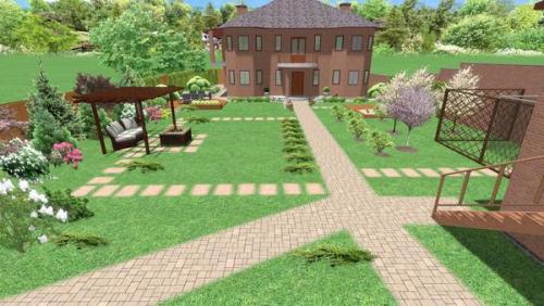 Садовые дорожки: основные принципы и технологии 04