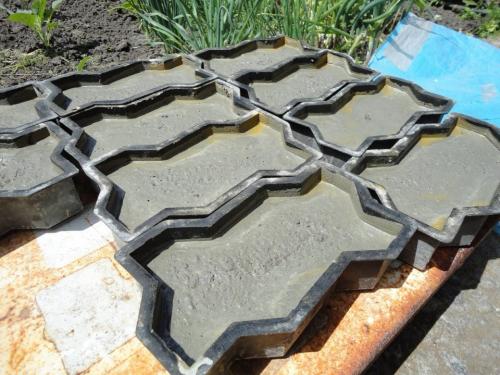 Рецепт раствора для тротуарной плитки в домашних условиях. Что нужно для изготовление плитки