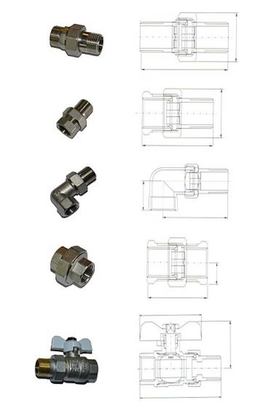 Американка в сантехнике. Устройство 04 Американка в сантехнике. Устройство 04
