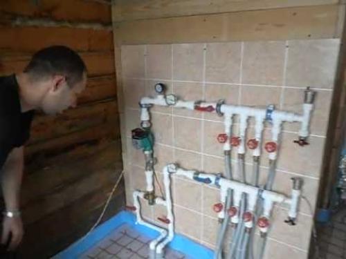 Насосно-смесительный узел для теплого пола. Распределение по контурам