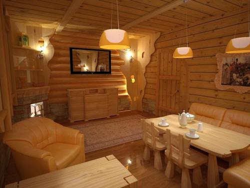 Проект небольшой бани с комнатой отдыха. Проект маленькой бани: фото, особенности планировки 04 Проект небольшой бани с комнатой отдыха. Проект маленькой бани: фото, особенности планировки 04