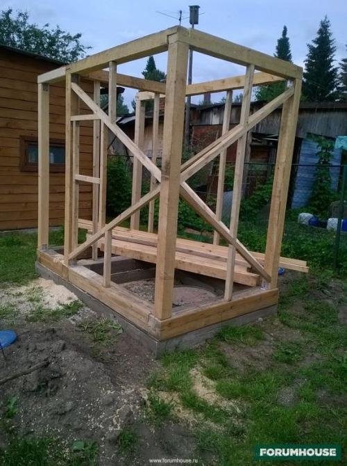 Строим туалет на даче своими руками. Дачный туалет класса «люкс»