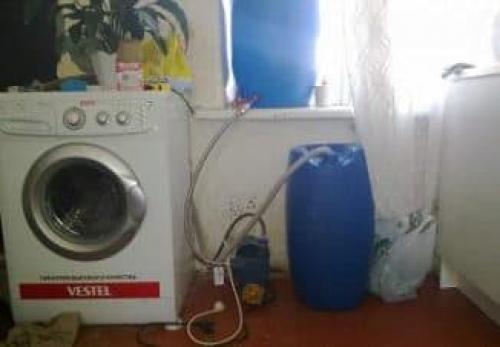 Как подключить стиральную машину на даче без напора воды. Стиральная машина без подключения к водопроводу на даче в деревне