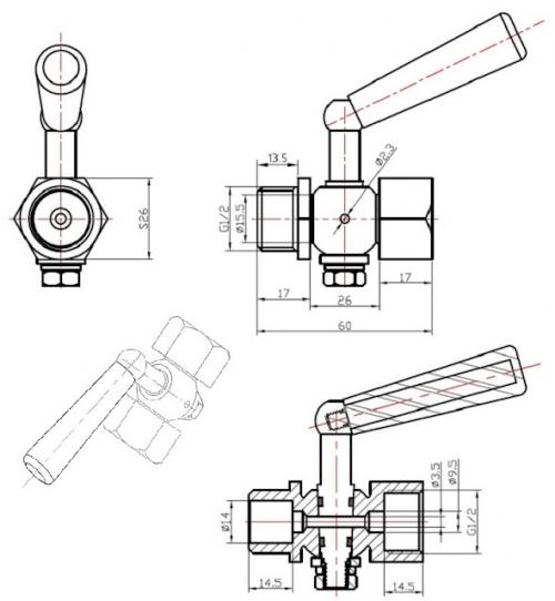 Кран трехходовой для манометра. В каких случаях используют такое устройство, как трехходовой кран для манометра