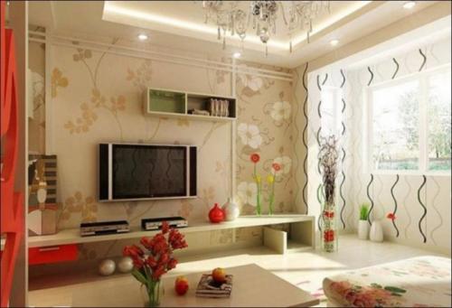 Как сочетать обои двух видов. Основные правила комбинирования