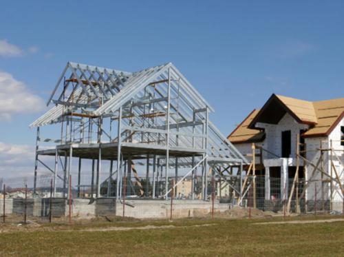 Металлический каркас. Частный дом на металлическом каркасе