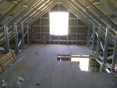 Металлический каркас. Частный дом на металлическом каркасе