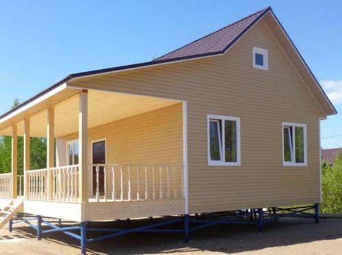 Металлический каркас. Частный дом на металлическом каркасе