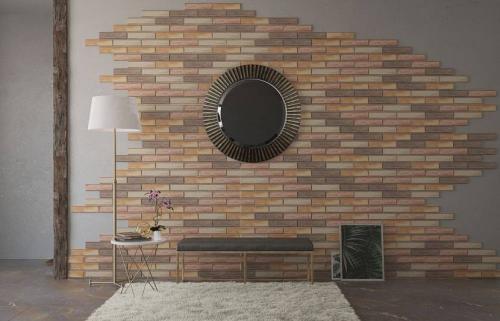 Имитация кирпича для внутренней отделки. Специфика имитации кирпичной кладки