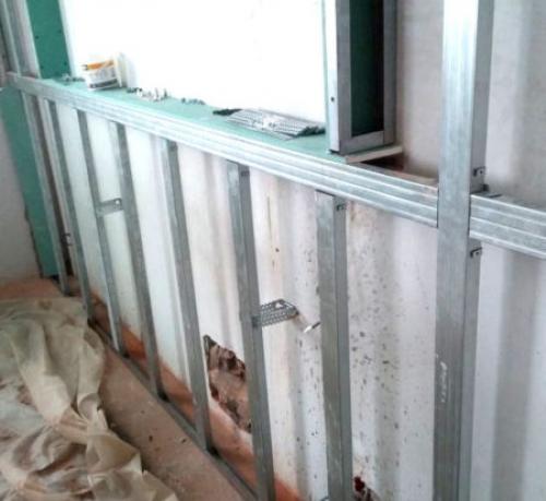 Ниша из гипсокартона в ванной. Этапы работы по установке гипсокартонной ниши