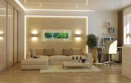 Ниша в стене в гостинной. Обустройство ниши своими руками