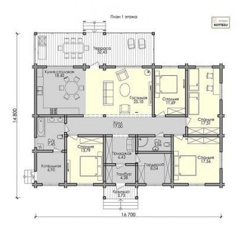 Как учитывать индивидуальные потребности и предпочтения при планировке одноэтажного дома до 100 кв. м