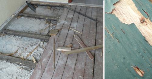 Демонтаж старого пола. Демонтаж полов в квартире: слом старой цементно-песчаной стяжки 02