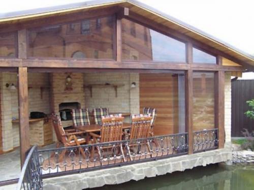 Бани с комнатой отдыха и террасой. Составление проекта бани с комнатой отдыха 14