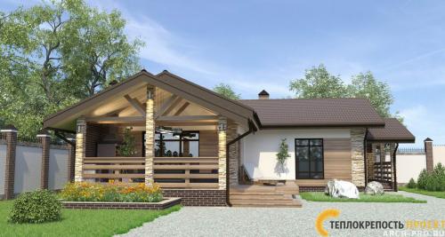 Баня с бассейном и террасой проекты. Проект угловой бани: с террасой или беседкой, барбекю и бассейном