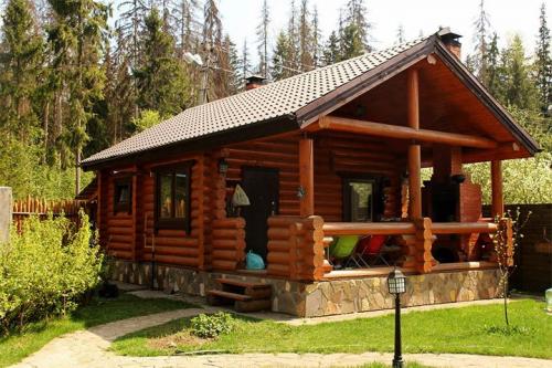 Баня с верандой под одной крышей. Баня совмещенная с беседкой: варианты проектов, материалы, размеры, оформление