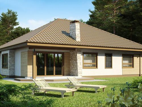 Планировка одноэтажного дома 100 кв м. Одноэтажный дом площадью 100 кв.м