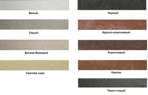 Затирка для клинкерной плитки для наружных работ. Виды затирки для клинкерной плитки