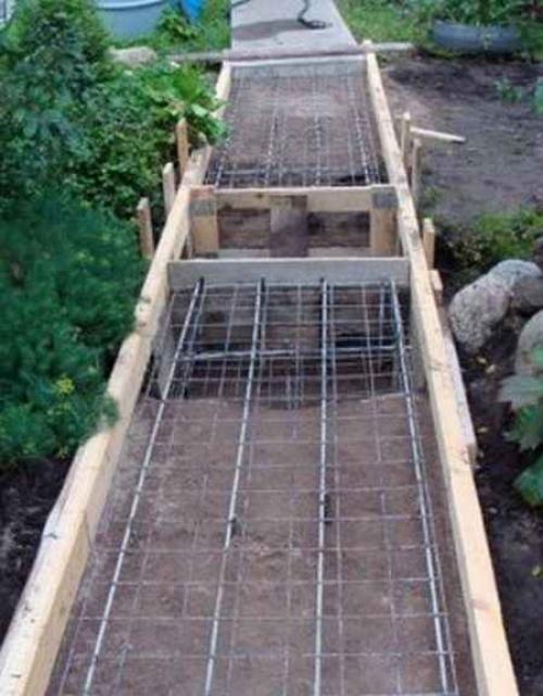 Какие особенности бетонной садовой дорожки могут повлиять на ее долговечность. Стоит ли заливать дорожки бетоном