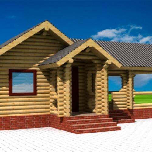 Дизайн проект бани с комнатой отдыха и террасой. Проектирование 04