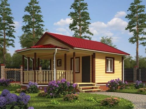 Дизайн проект бани с комнатой отдыха и террасой. Проектирование 11