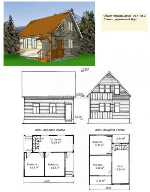 Дизайн проект бани с комнатой отдыха и террасой. Проектирование 29