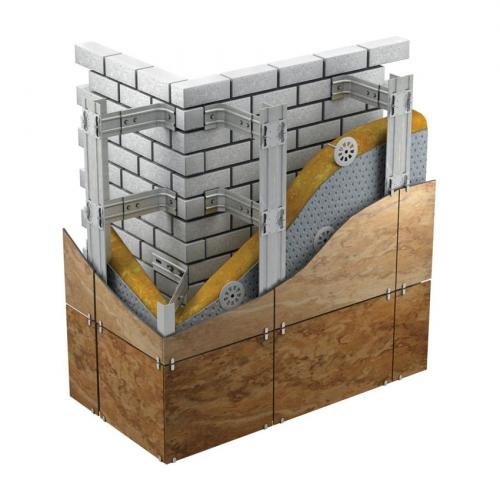 Вентилируемый фасад из плитки. Устройство вентилируемого фасада и принцип его работы