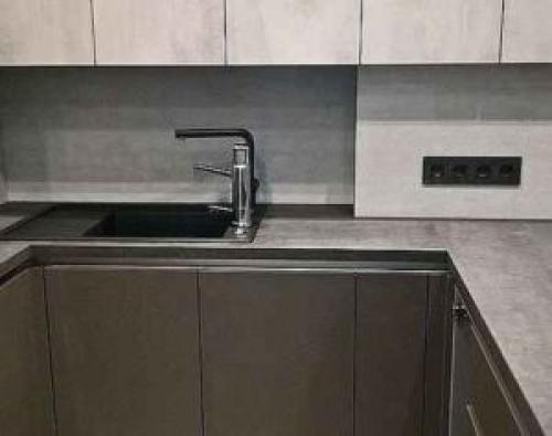 Мебельные фасады из керамогранита. Мебель из керамогранита