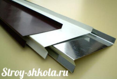 Отлив по цоколю. Отливы для цоколя своими руками – инструкция и видео