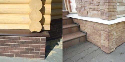 Отливы для цоколя деревянного дома. Виды отливов