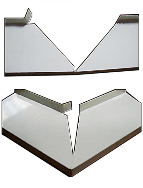 Отлив цоколя угол. Инструкция по монтажу отливов фундамента