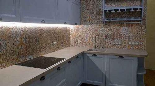 Мебельные фасады из керамогранита. Мебель из керамогранита