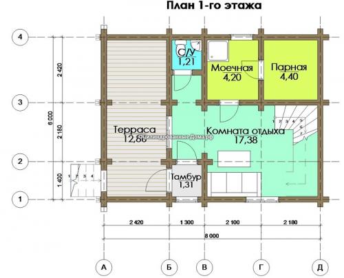 Баня с проживанием. Дома с баней под одной крышей: одно и двухэтажные проекты