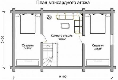 Баня с проживанием. Дома с баней под одной крышей: одно и двухэтажные проекты