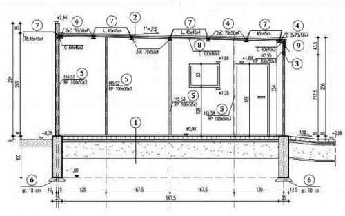 Гараж своими руками из профнастила. Выбор конструкции: типовые проекты и чертежи