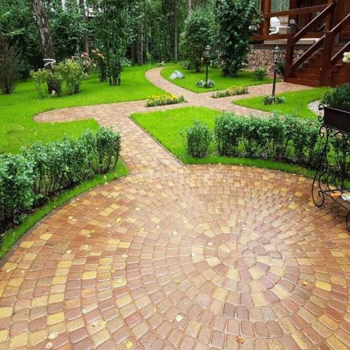 Плитка для дачи на землю. Плитка для дорожек на даче: разновидности плитки и материалов, варианты дизайна, пошаговая инструкция по укладке своими руками + фото красивых идей