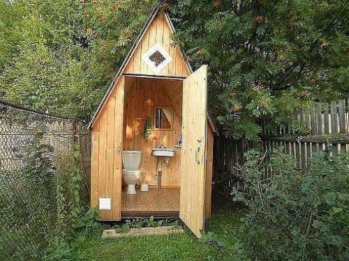 Дачный туалет чертеж. Размеры дачного туалета, чертежи и правила строительства